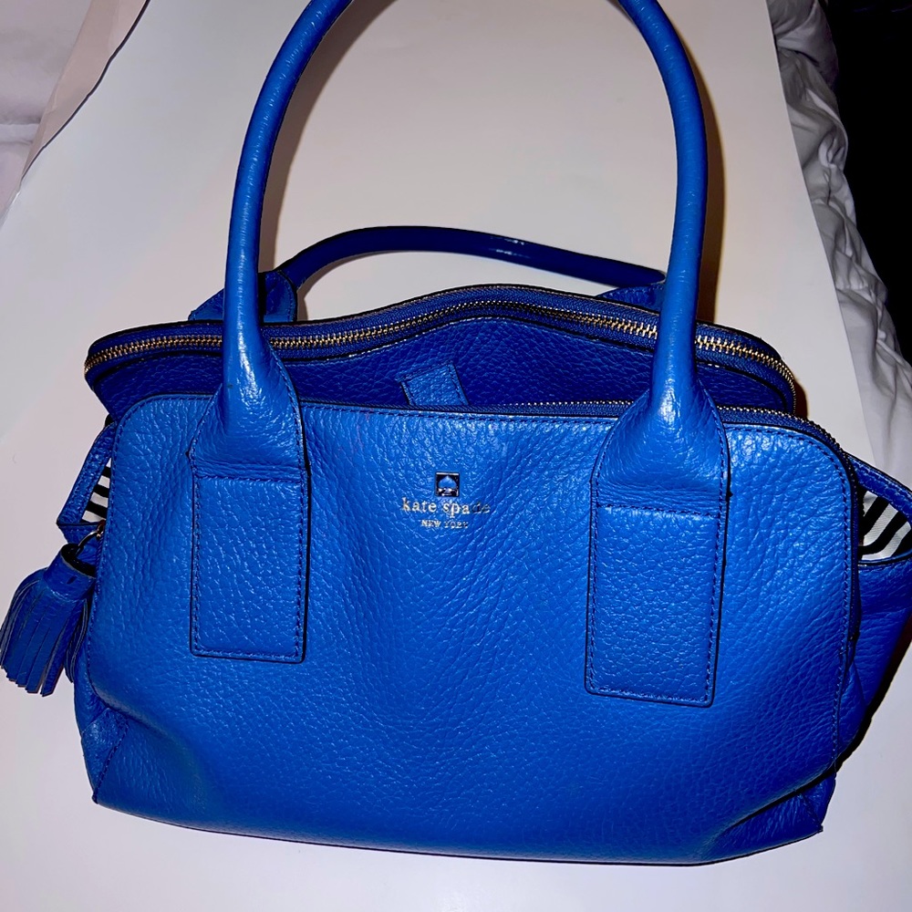 Blue kate spade purse